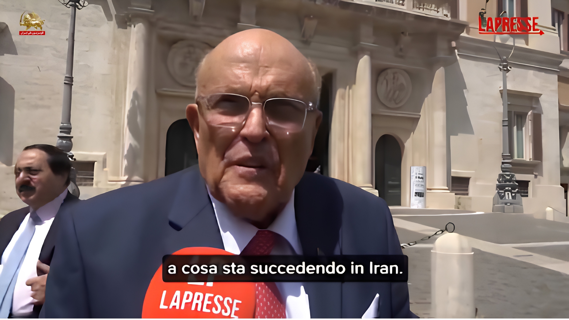 خبرگزاری ایتالیایی لاپرس : گزارشی از همایش «بحران ایران: راه دموکراتیک برای آینده»